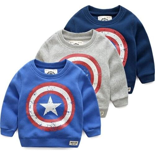 Boys Hoodies Spring Autumn Kids School Blouse Children T-shirt Students Wear Children Sweatshirt Outwear Boy Shirts Clothes 2021