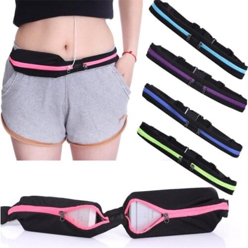 Outdoor stretch sports pockets multi-function men and women running riding pockets anti-theft mobile phone bag