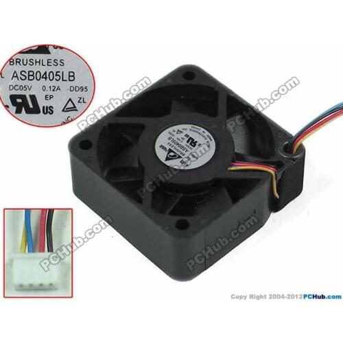 Cooling fan for ASB0405LB NIDEC U40R05MS1A7-57A07A X880927-004 DC 5V 40x15mm ASB0405LB-DD95 4wire Xbox One Kinect fan