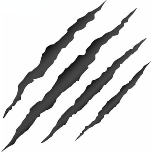 Personality Animal Claw Scratches Round Motorcycle Car Stickers Trunk Sticker Cover Scratches Waterproof Vinyl Car Wrap Decal