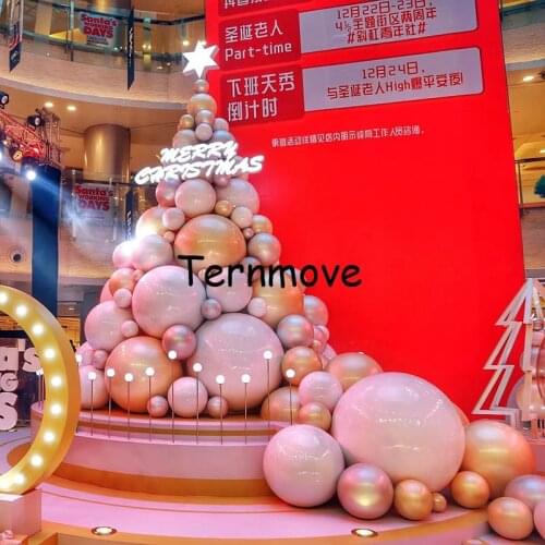 Mirror Advertising Ball For Decoration And Christmas Day Events Decoration 1M 0.6m 0.8m Slivery Gold Infllatable Mirror Ball