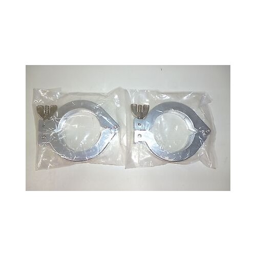 2pcs Clamp KF50 AluminumNew Vacuum Pump Flange Fitting Parts
