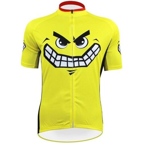 2016 Cartoon Bike Clothing Bicycle Clothes Cycling Short Sleeve Jersey Sportswear Riding Breathable Shirt Free Shipping