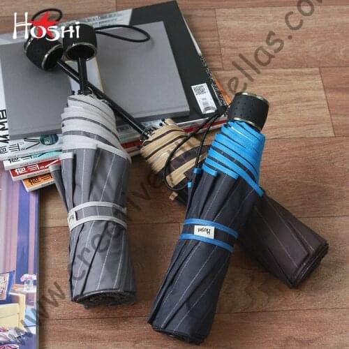 3lots get 1lot free)Ox fiberglass anti-thunder windproof silk velvet parasol Anti-UV business compact pocket folding umbrella