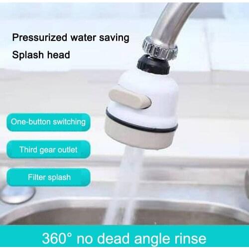 360 Degree Water Faucet Kitchen Faucet Saving Tap Water Saving Bathroom Shower Head Filter Nozzle Water Saving Shower Spray Tool