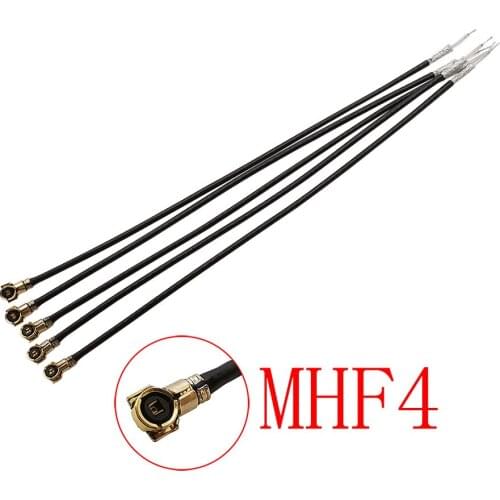5Pcs/lot MHF4 IPX IPEX U.fl Female Jack Pigtail 0.81 Cable Single-head Extension Connector Solder PCI WIFI Card wireless Router