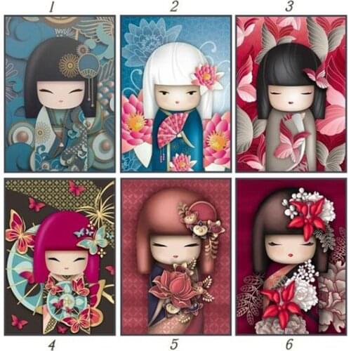 H3172 Diamond Painting Full Drill Kit " Geisha " Diamond Embroidery 5D DIY Diamonds Mosaic Cross Stitch