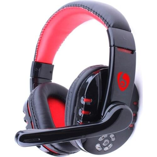 Bluetooth 5.0 Wireless Headset Game Special Bluetooth Headphone HIFI Bass Music Helmet Earphone With HD Mic For phone PC Tablet