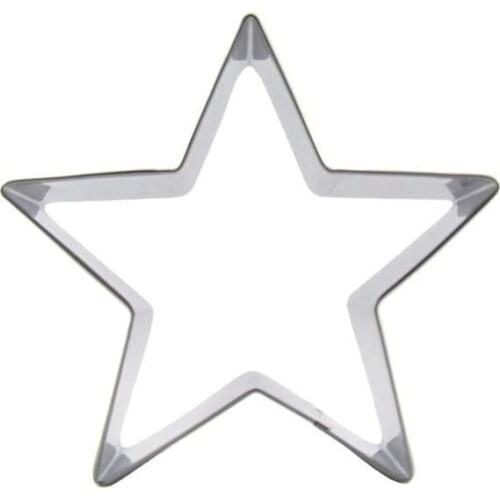 Big Five-pointed Star Figure Shape Cake Cookie Biscuit Baking Molds Mousse Cake Decorating Fondant Cutters Tools Cookie Printing