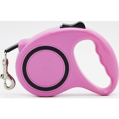 Brand 3 M / 5 M Automatic Retractable Dog Leashes Durable Nylon Dog Lead Extending Puppy Walking Leads 5 Colors Free Shipping