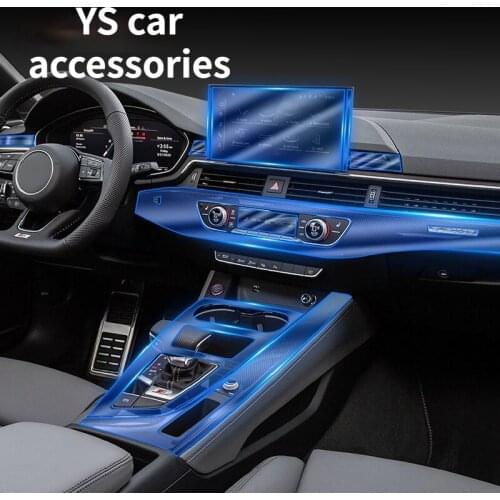 Car Interior Center Console Transparent TPU Protective Film Anti-Scratch Repair Film Accessories Refit For Audi A5 S5 2021