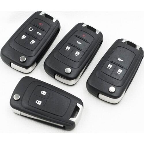 Brand New Remote Key Shell For Buick Excelle GT XT Verano La Crosse Regal Flip Fold Key Case Shell Replacement With Logo