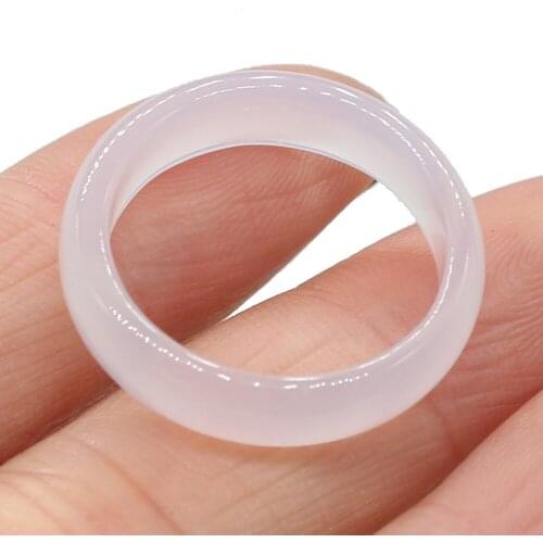 Natural Stone Rings Women Men Band Rings Charms 5 Colors Elegant Ring Jewelry High Quality Party Gift Whosesale