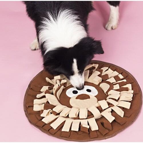 Pet Dog Slow Feeding Mat Dog Sniffing Mat Pet Snuffle Bowl Pet Cat Nose Work IQ Training Slow Eat Bowl Pet Decompression Toys