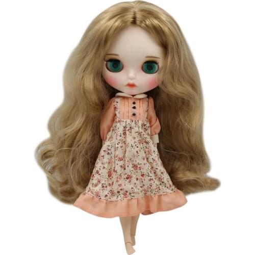 ICY DBS Blyth doll nude joint body 1/6 bjd with white skin and matte face BL3504 girl gift toy