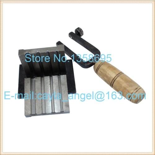 Iron trough cylindrical sump casting gold / silver copper jewelry circular columns forming equipment Golds tools