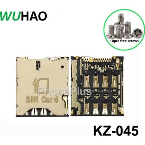 Sim card socket module for Alcatel idol X one touch OT-6040 6040D 6040 card reader slot tray replacement