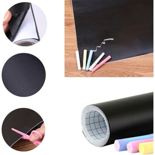New Portable Removable Erasable Blackboard Stickers Chalkboard Office School Equipment pizarras Presentation Boards 45*200CM