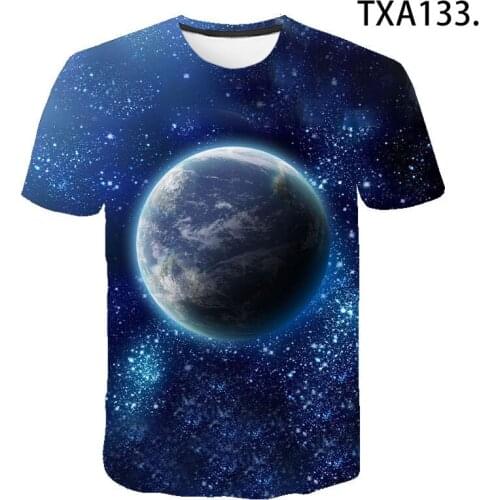 New Casual Summer Universe 3D Printed T shirt Men Women Children Fashion Streetwear Cool Boy Girl Kids Short Sleeve Tops Tee