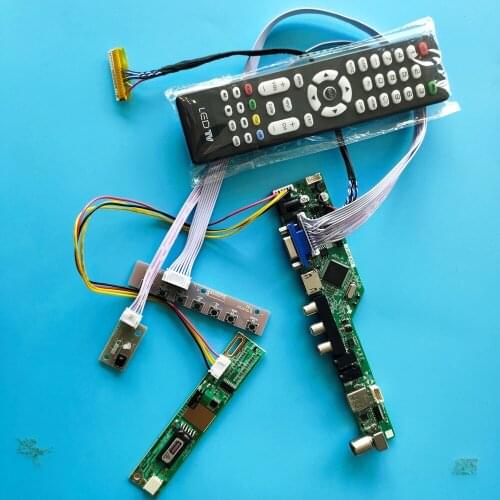 For LTN150XD-L01 Driver Board New Digital Signal HDMI VGA AV TV 20pin Controller 1 lamps 15" USB Module 1024X768