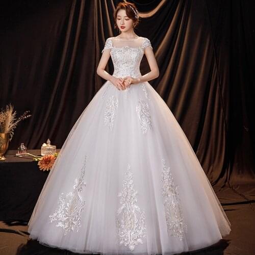 Wedding Dresses for Women Plus Size Vintage Wedding Dress Ball Gowns Lace Up Dress Vestido De Novia