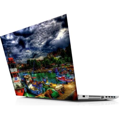 Sticker Master City And Marina universal laptop skin for 13 14 15 15.6 16 17 19 "inc notebook decal mac,dell,acer,hp,toshiba,huawei