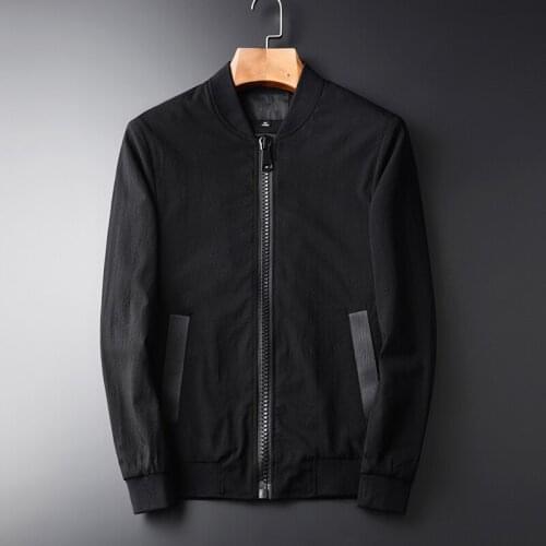 Spring Big Zipper Teeth Fashion Jackets New Stand Collar Ribbon Pockets Casual Mens Jacket Coat Size M-4XL