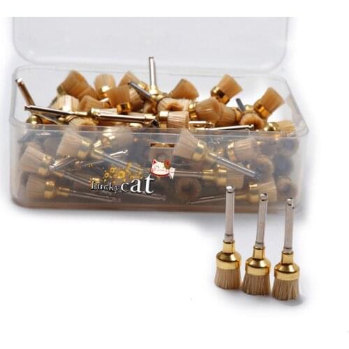 Dental Lab Latch Flat Polishing Prophy Brushes Cups Mixed Polish Dental equipment Teeth Tool for teeth whitening