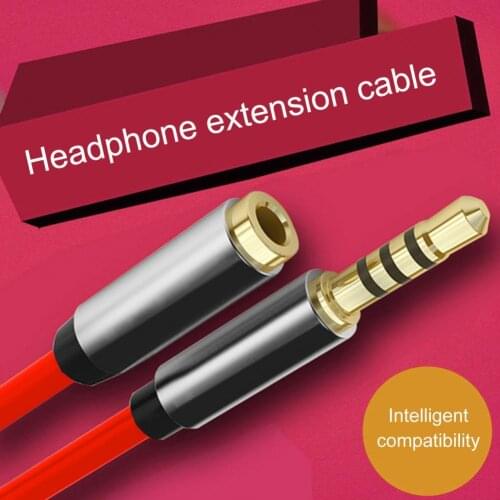 1m/2m/3m Extension Cable Practical High Fidelity TPE 3.5mm Male to Female Audio Extension Cord For Phones Speaker Headset