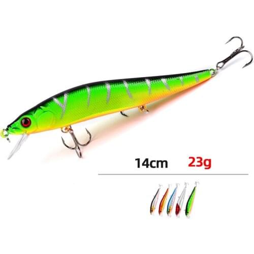 1pcs Fishing Lure Deep Swim Hard Artificial Bait Fish Tackle 14cm 23g Floating Minnow Fishing Wobbler Japan Sell Well Pesca