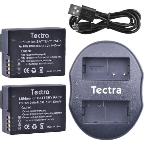 2Pcs DMW-BLC12 DMW BLC12PP BP-DC12 Li-ion Battery for Panasonic FZ1000 FZ200 FZ300 G5 G6 G7 GH2+USB Dual Battery Charger