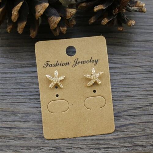 2019 Japanese Korean style starfish imitation pearl simple sweet temperament girl small stud earrings