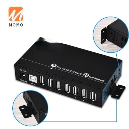 36W metal mini design usb 2.0 data power adapter hub with dc port for mouse keyboard accessories