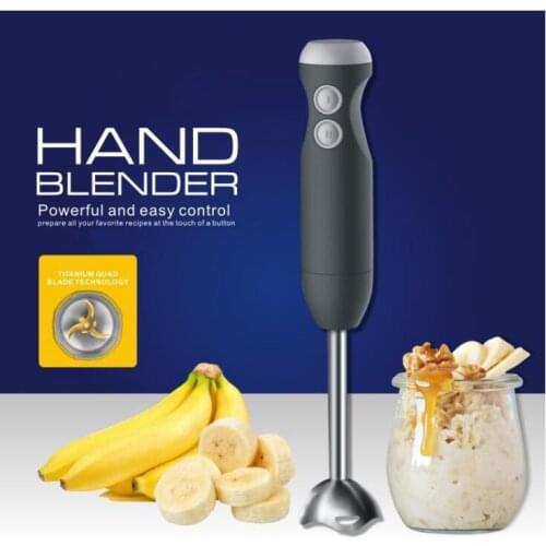 400W High Power Food Mixer 2 Speeds Hand Blender Electric Two-blade Ice Crushing Kitchen Vegetable Fruit Stirring