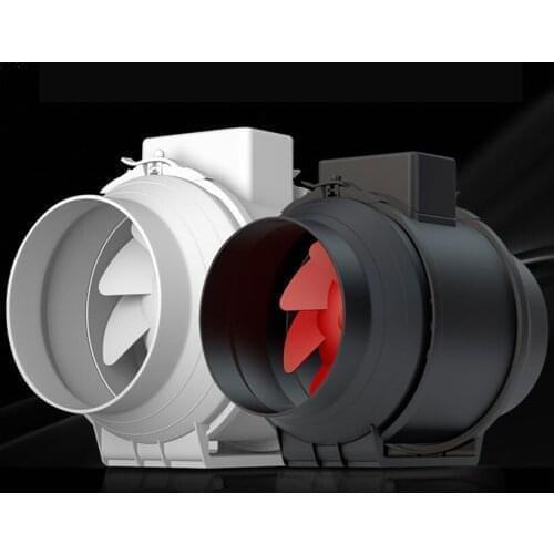 8 inch Inline Duct Fan Bathroom Exhaust Fan Air Blower Silent Extrator Fan for Toilet Kitchen Air Ven Booster 220V