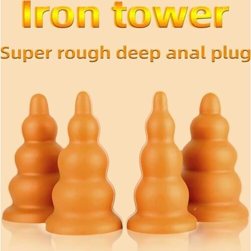 Adult Large Anal Huge Size Butt Plugs Prostate Massage For Men Female Anus Expansion Stimulator Big Anal Beads Sex Toys