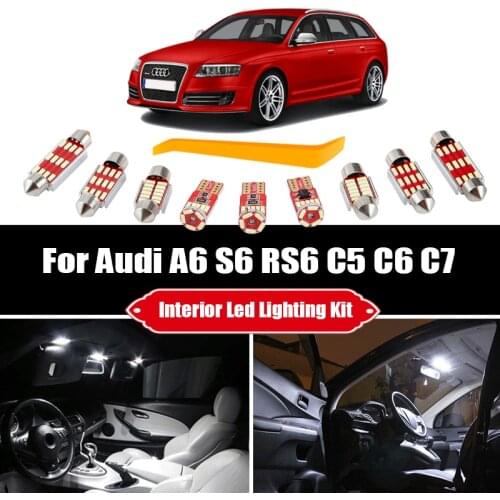 2pcs F36cm Car LED Interior Light For Audi TT MK1 Error Free WhiteCeiling Bulbs Kit Fit Map Dome License Plate Lamp