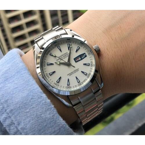 40mm Sangdo Business watch 21 jewels Automatic Self-Wind movement High quality Mechanical watches Auto Date Mens watch 047A