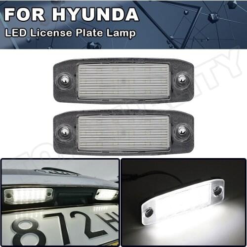 For Kia Sportage 2011-2016 For Hyundai Sonata 10 Sonata YF 10MY 2010-2013 Tucson GF 10 Error Free LED Number License Plate Light