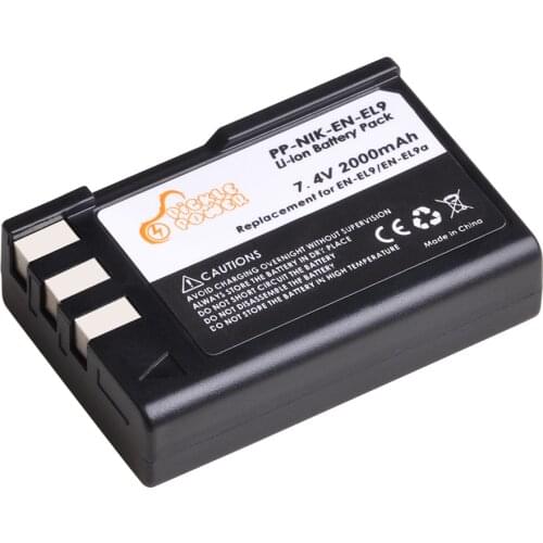EN-EL9 EN EL9 EN-EL9a EN EL9a Li-ion Digital Camera Battery AKKU for Nikon EN-EL9a D40 D40X D60 D5000 D3000 Camera