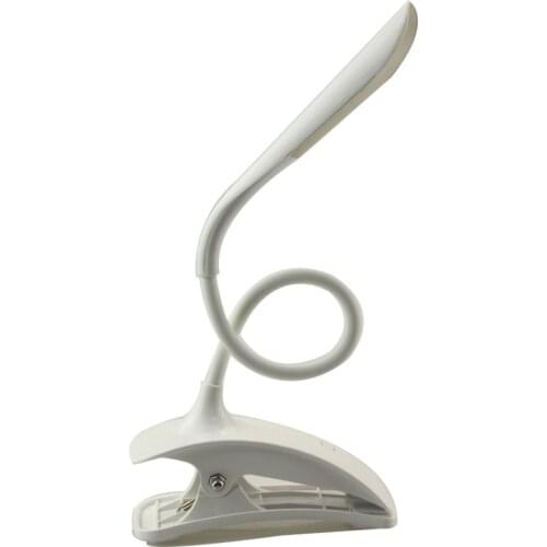 Eye protection 5V flexible Led Desk table Lamp USB Clip Study touch switch Book Led Reading lights rechargeable bedside Laptop