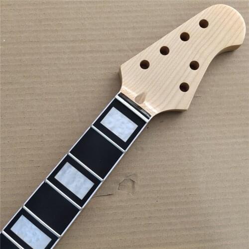 Maple Electric Guitar neck Replacement 22 frets Rosewood Fingerboard Gloss 25.5 Inch