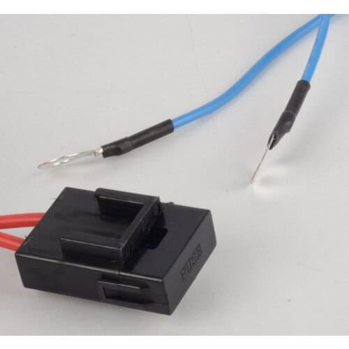 H4/9003 Headlight Booster Cable Wire Harness Connector Relay Fuse Socket Black H4 Headlight Connector Fuse Socket Energy-saving