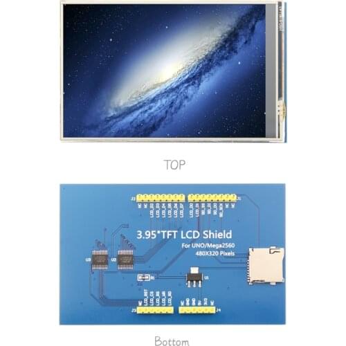 New 4.0 inch 3.95' TFT colorful screen module 320x480 HD support UNO With Touch panel 8-bit parallel interface