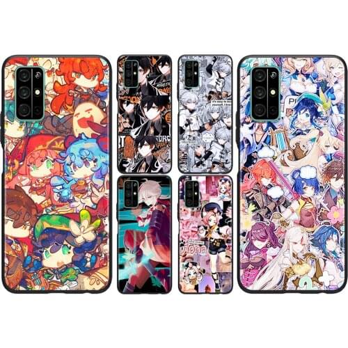 Genshin mpact For Huawei Honor 50 SE V30 View 20 V20 30i 30S 30 20S 20E 20i 20 Lite Pro Plus Soft Phone Case
