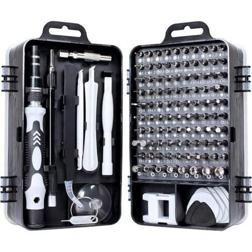 110 In 1 Screwdriver Set Magnetic Screwdriver Bit Torx Multi Clock Phone Camera Repair Tools Kit Electronic Device Hand Tool