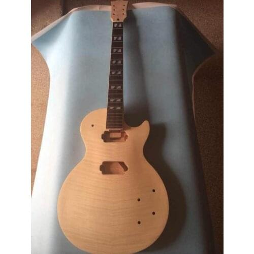 Unfinished electric guitar , guitar Builder ,one guitar body and one guitar neck for luthier