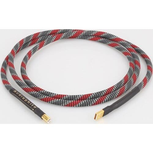 New Hi-End OFC USB audio cable data USB cable DAC USB hifi cable A-B usb cable