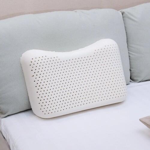 SB Natural Latex Pillow Health Care Vertebrae Orthopedic Physiotherapy Negative ion Neck Massage Pillow For Women