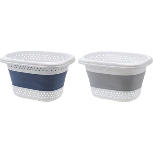 Foldable Dirty Clothes Basket Can Be Wall-Mounted Clothes Storage Household Bathroom Plastic Dirty Clothes Basket